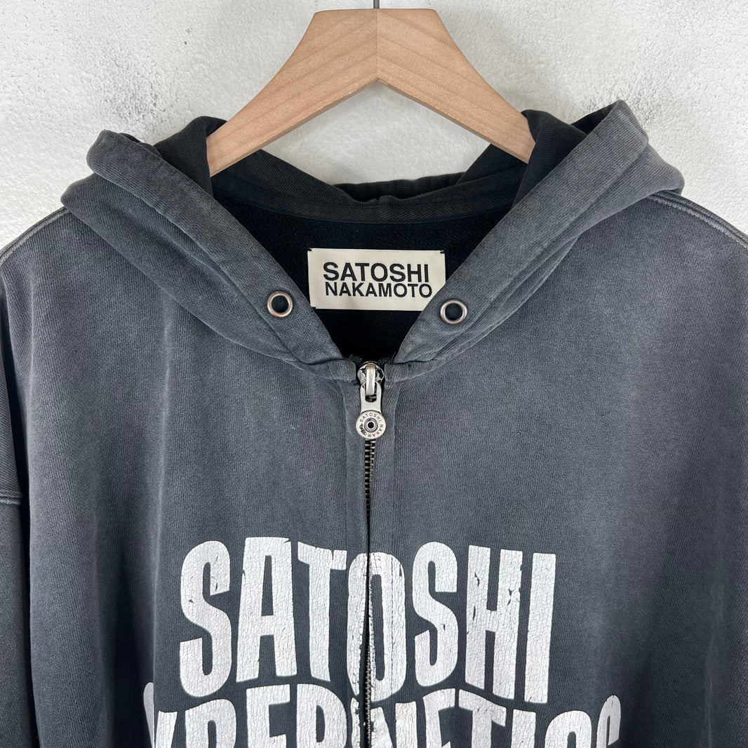 Satoshi Nakamoto Cybernetics Zip-Up Hoodie
