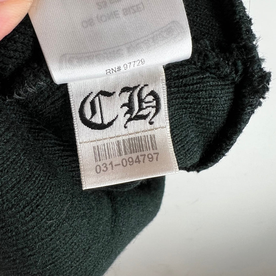 Chrome Hearts Black Logo Beanie
