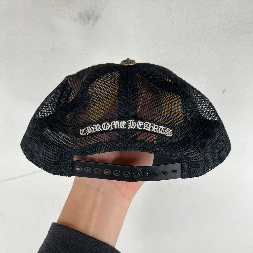 Chrome Hearts King Taco Black Trucker Hat