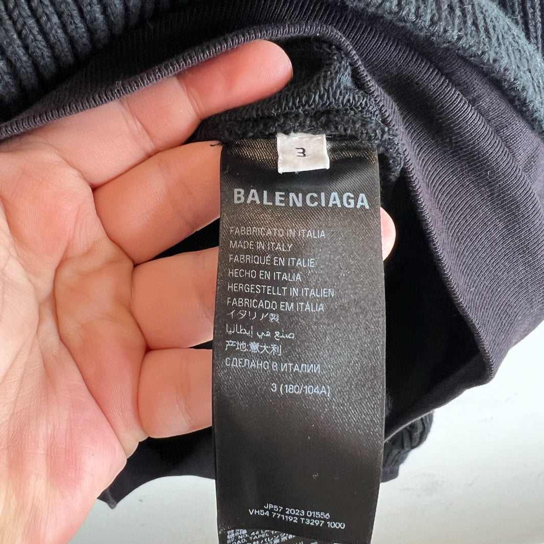 Balenciaga Unity Double Layer Zip Hoodie