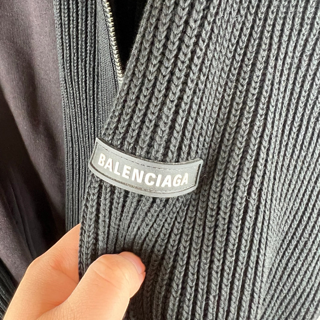 Balenciaga Unity Double Layer Zip Hoodie