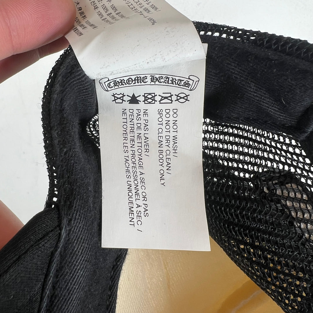 Chrome Hearts King Taco Black Trucker Hat