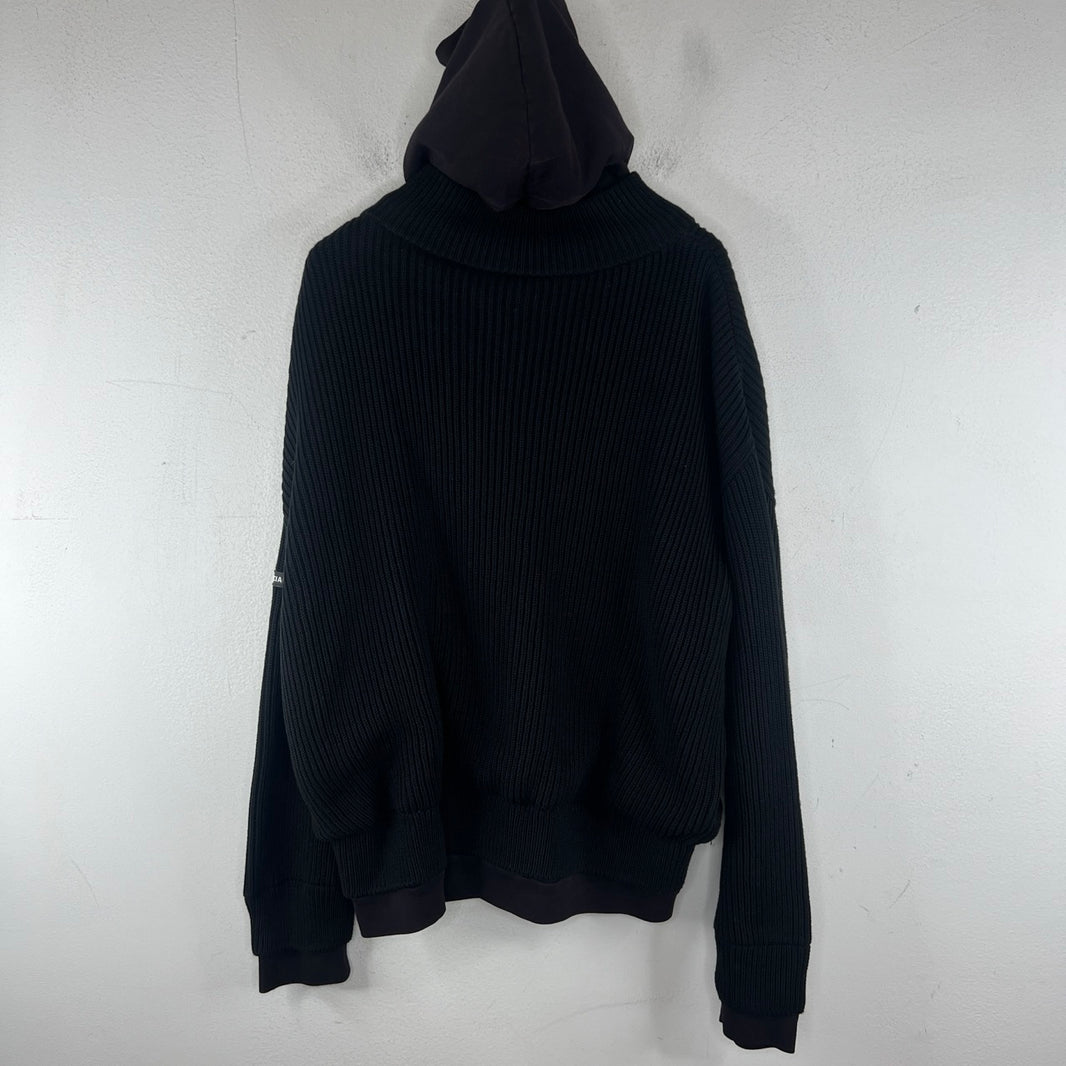 Balenciaga Unity Double Layer Zip Hoodie