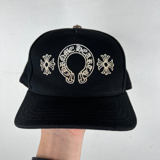 Chrome Hearts Embroidered Horseshoe Snapback Hat