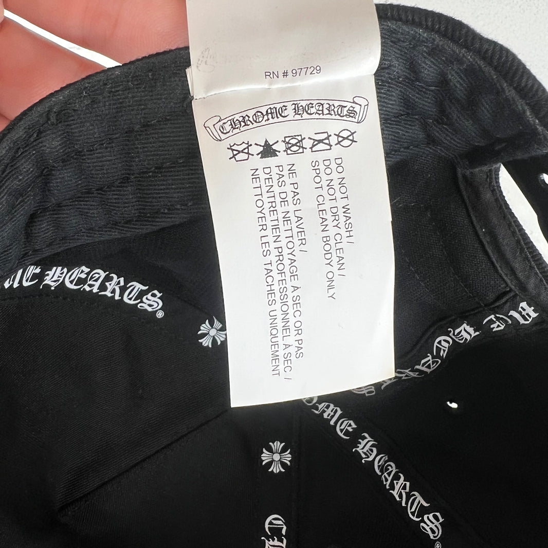 Chrome Hearts Embroidered Horseshoe Snapback Hat