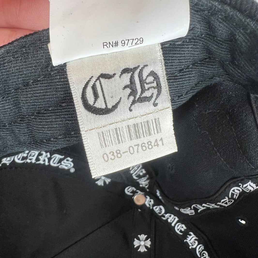 Chrome Hearts Embroidered Horseshoe Snapback Hat