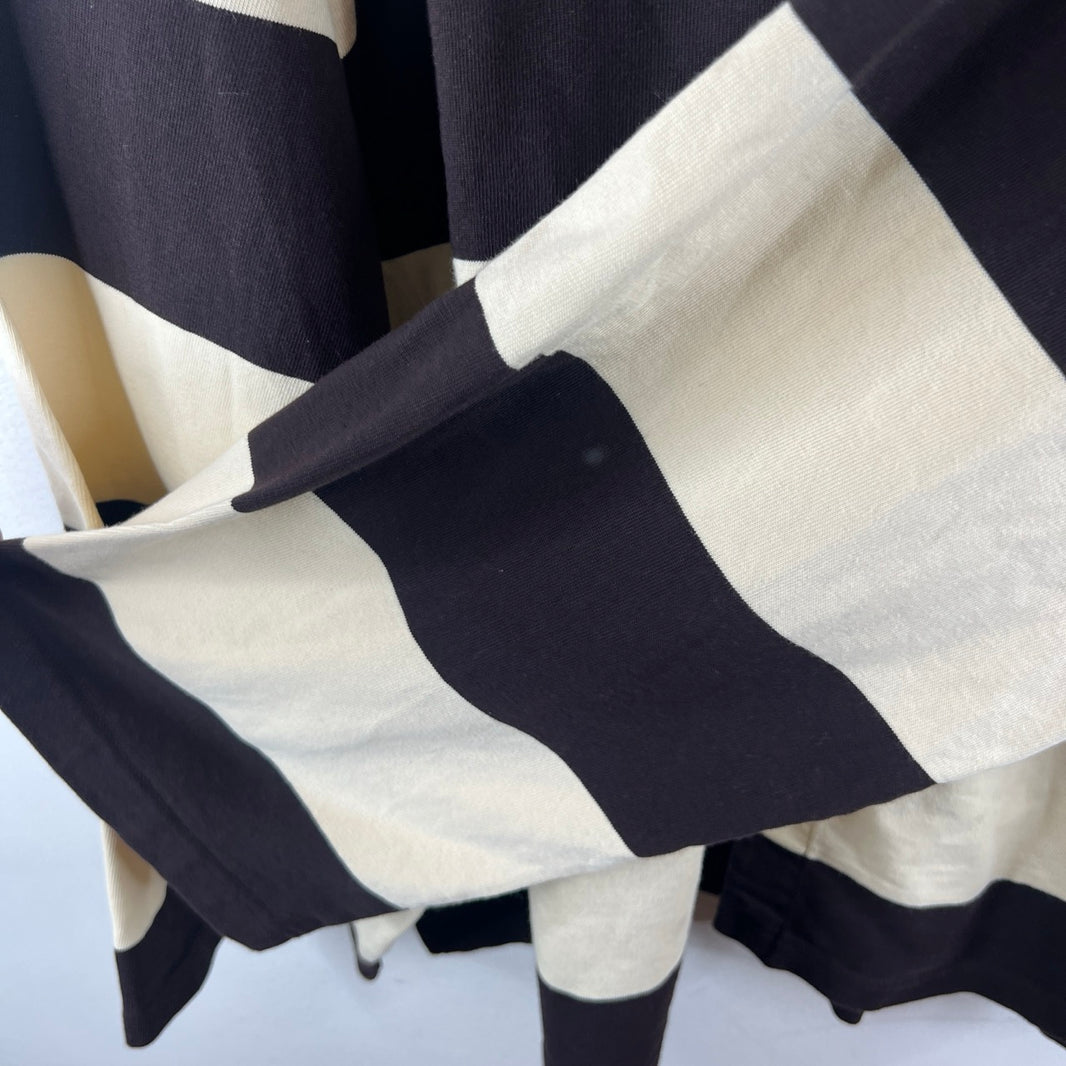 Balenciaga Striped Button Down Rugby Shirt
