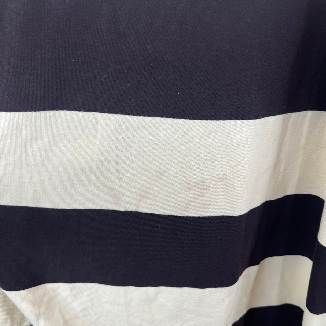 Balenciaga Striped Button Down Rugby Shirt