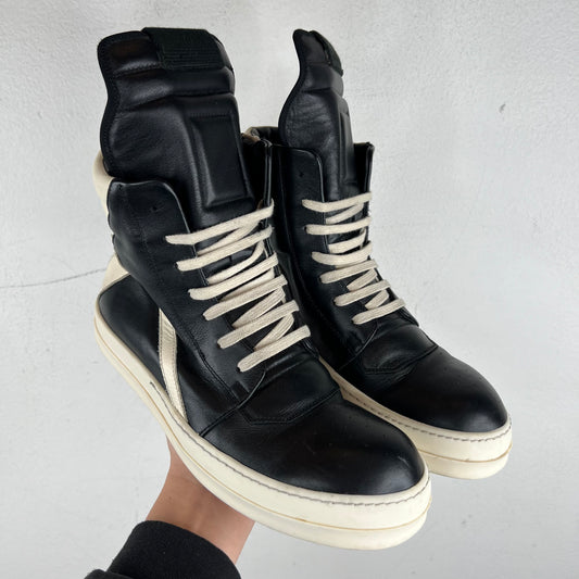 Rick Owens Black/Milk Geobaskets