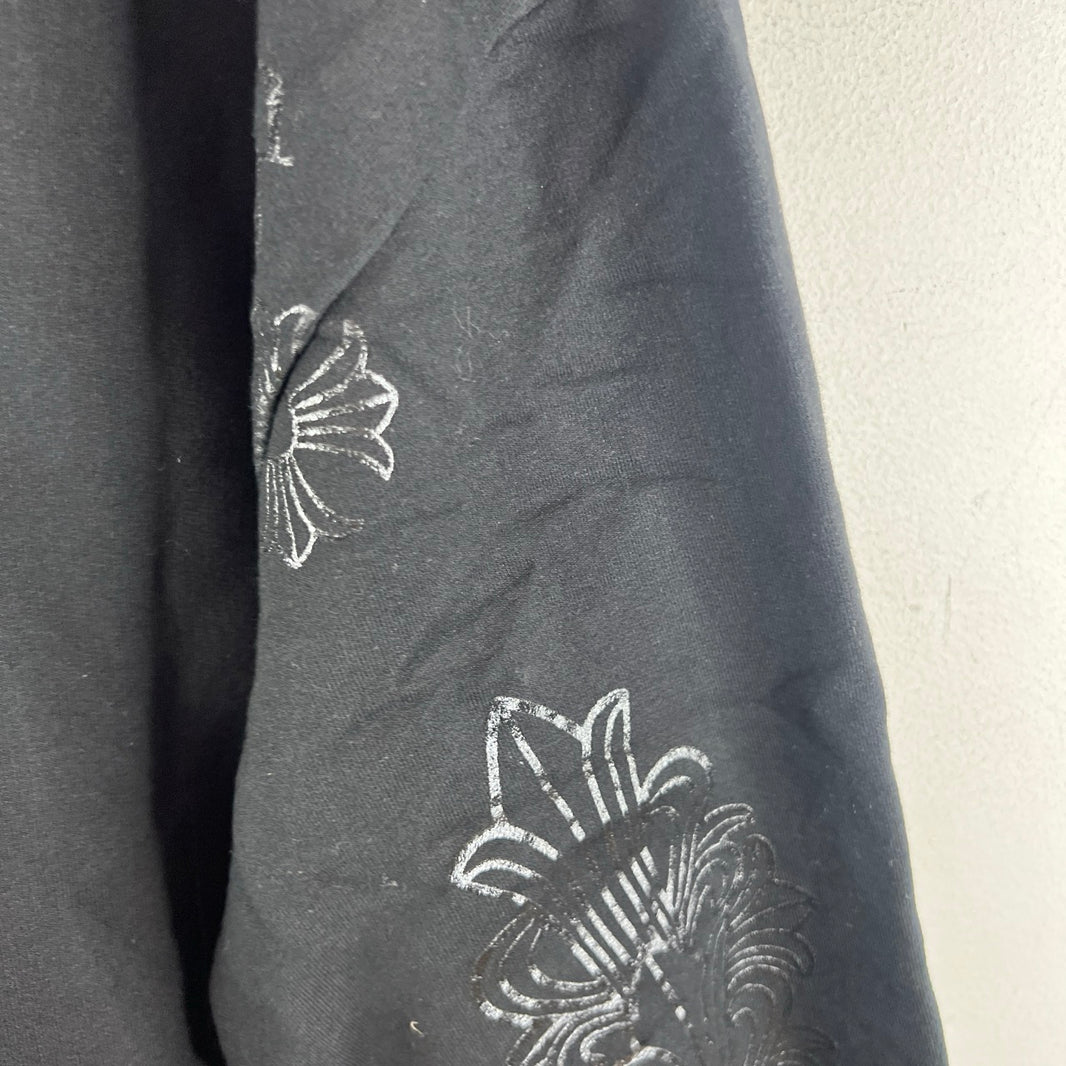 Chrome Hearts Black/Black Tonal Shoulder Logo Hoodie