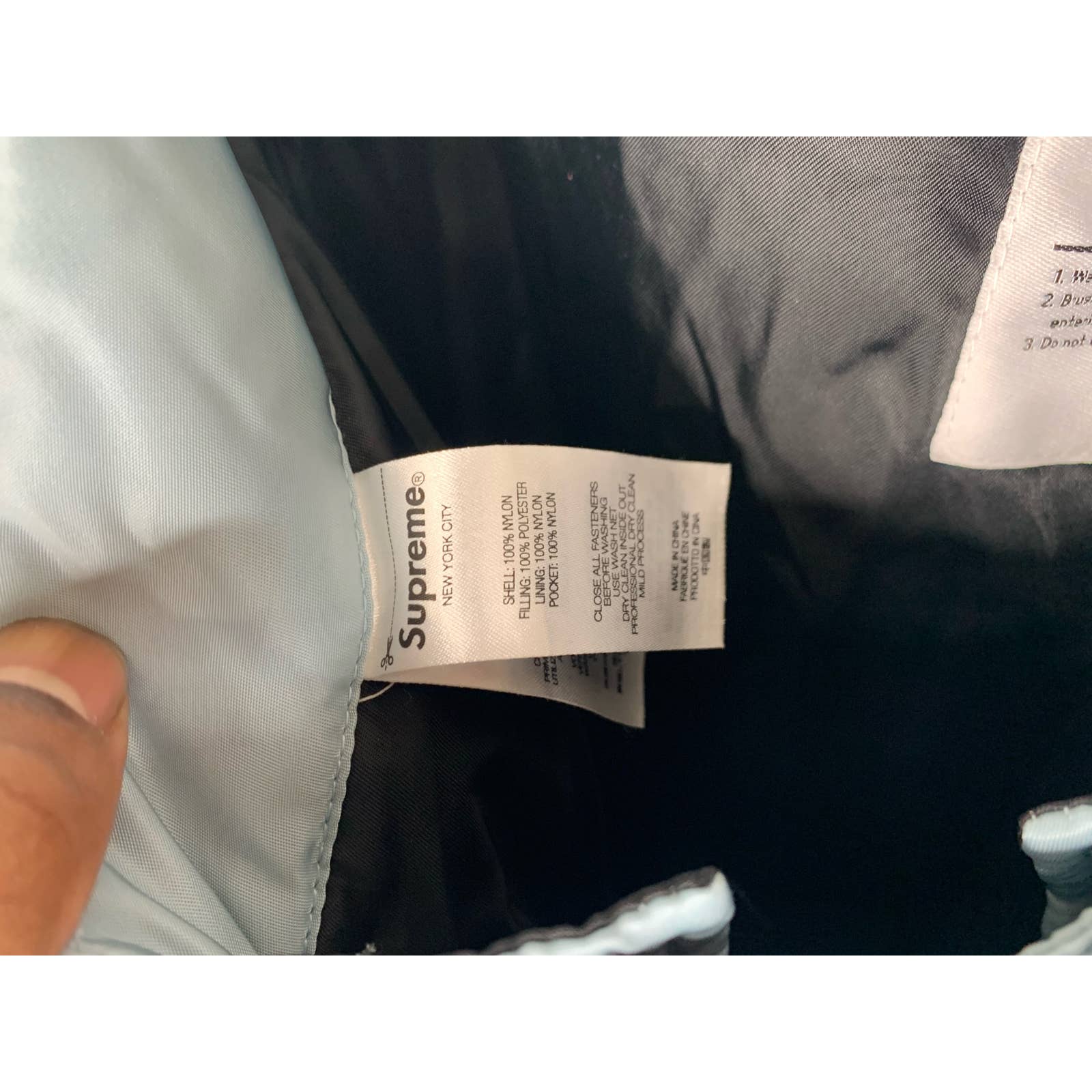 Supreme Baby Blue Flight Pants