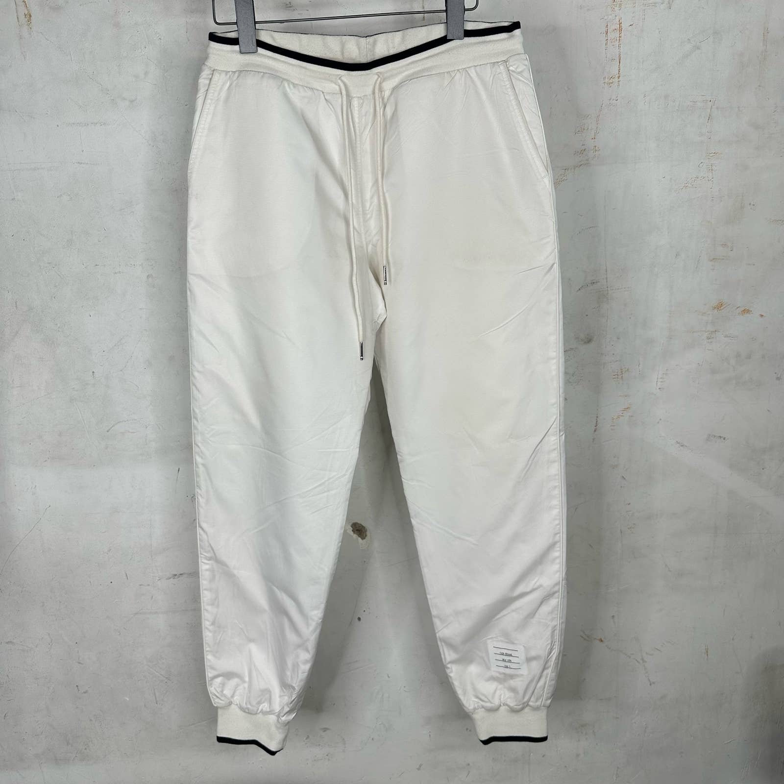 Thom Browne White Tracksuit Pants