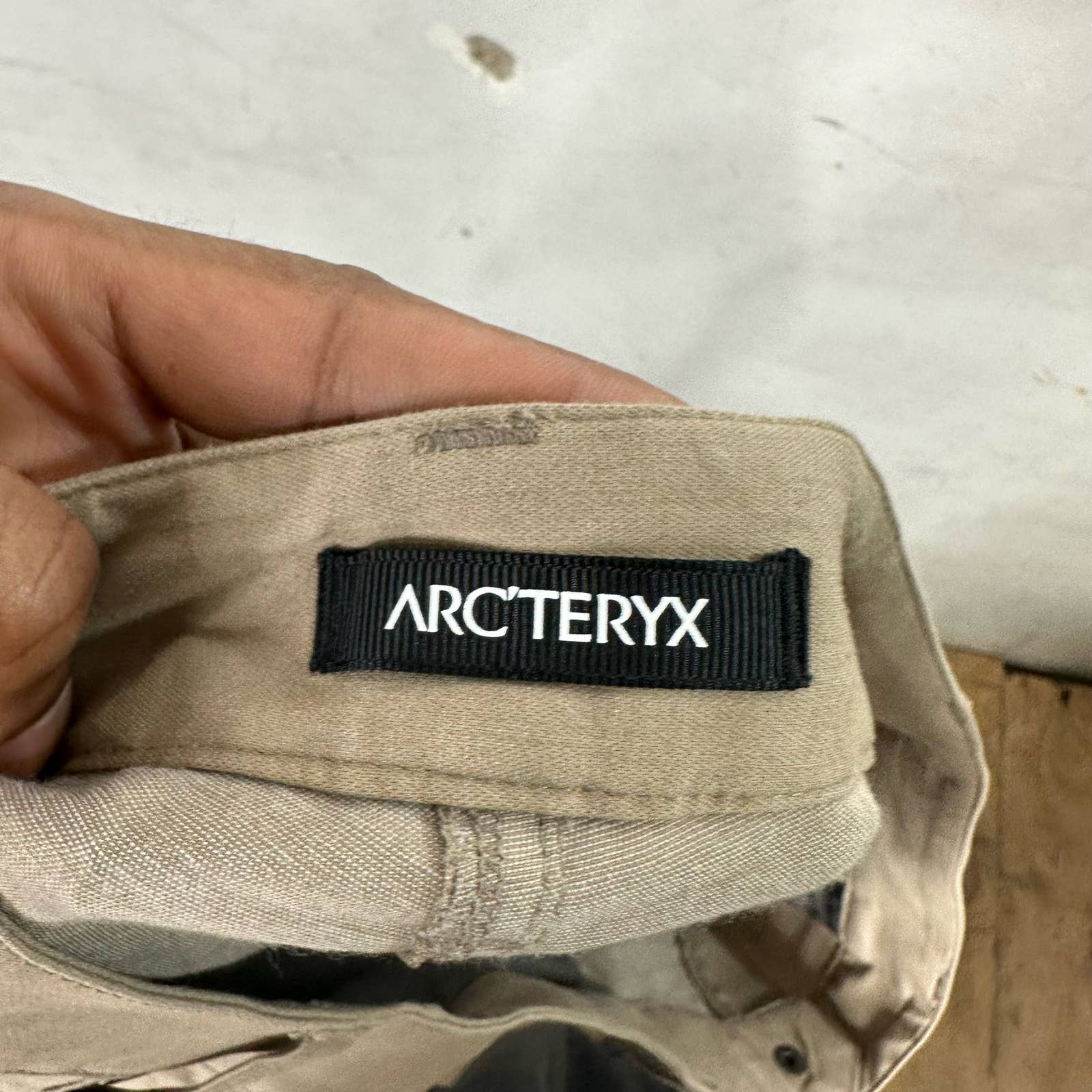 Arc'teryx Khaki Hiking Shorts