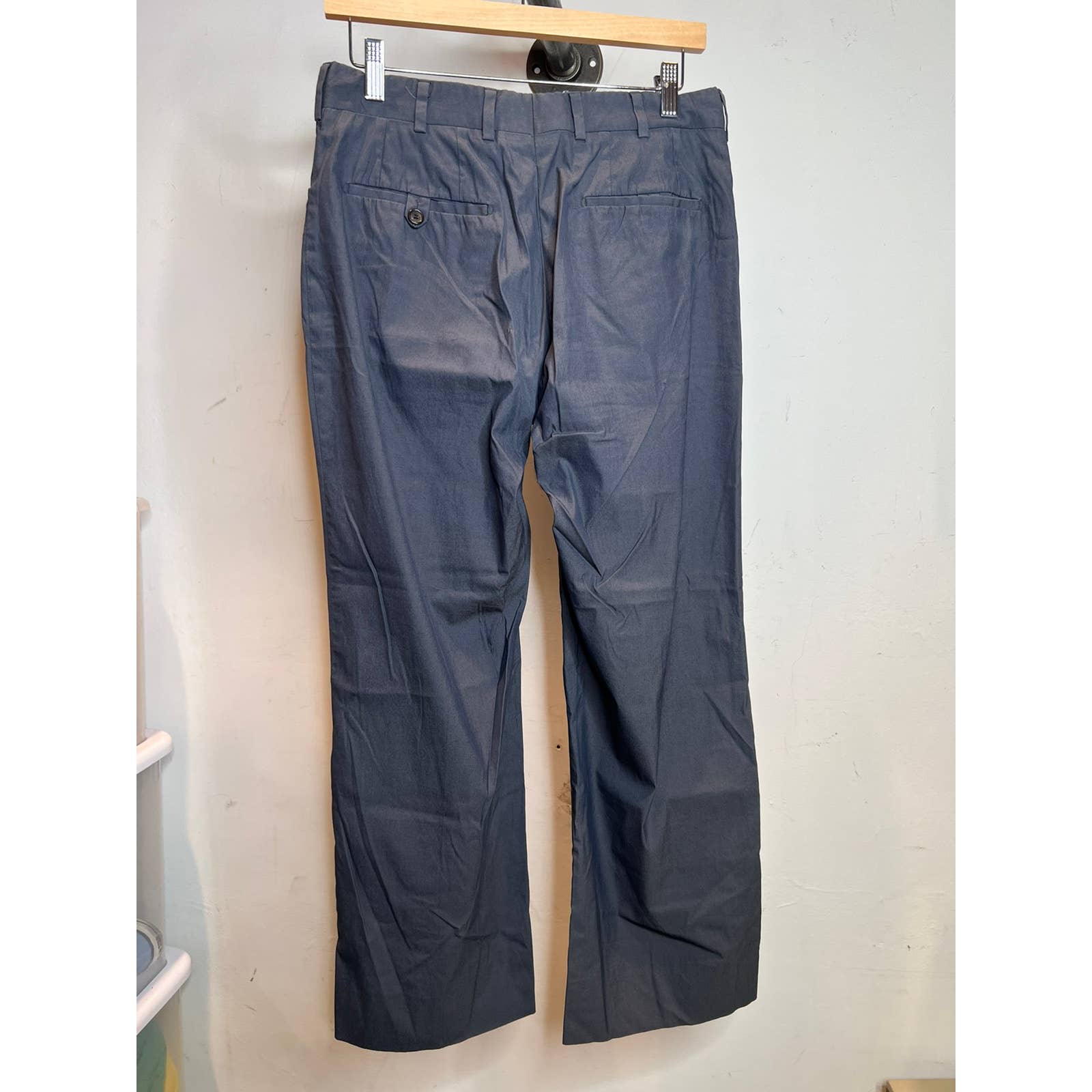 Vintage Prada Nylon Pants Navy Blue