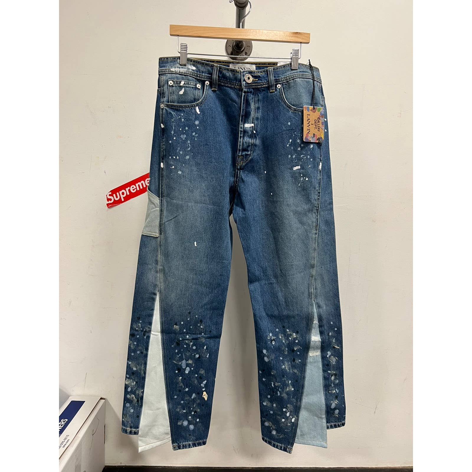 Lanvin X Gallery Dept Paint Splatter Jeans