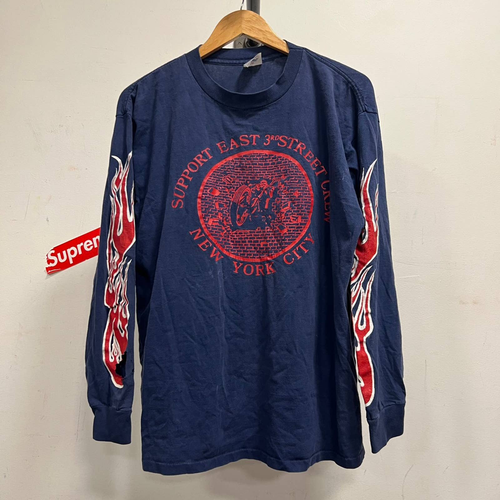 Vintage Hells Angels NYC Support Tee Long Sleeve