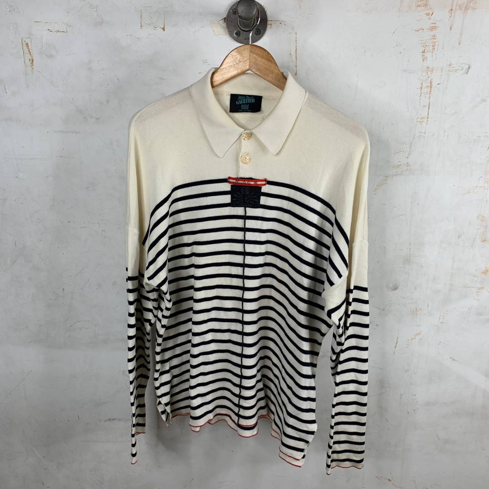 Jean Paul Gaultier Maille Striped Rugby