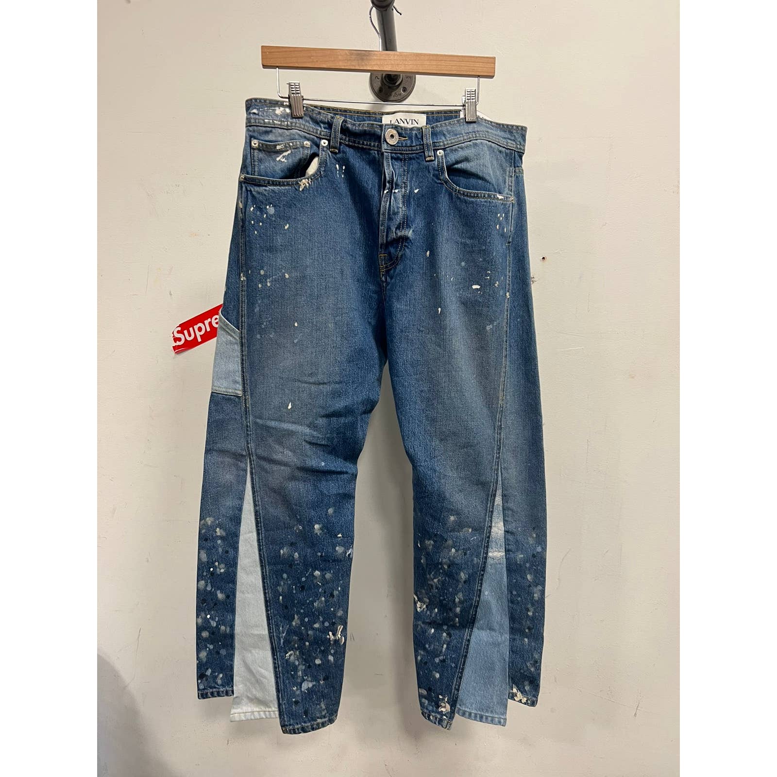 Gallery Dept X Lanvin Reconstructed Paint Splatter Jeans