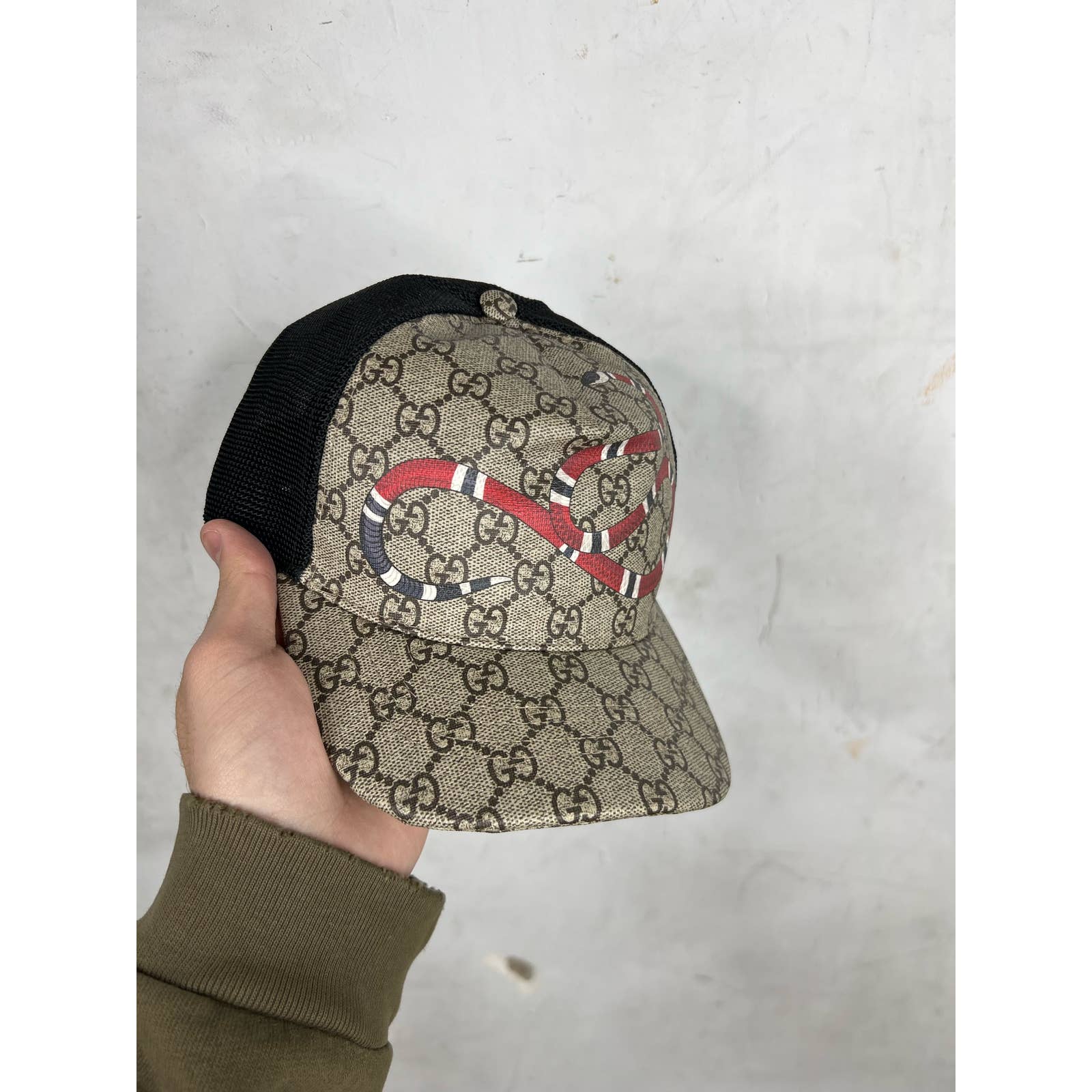 Gucci Snake Monogram Hat