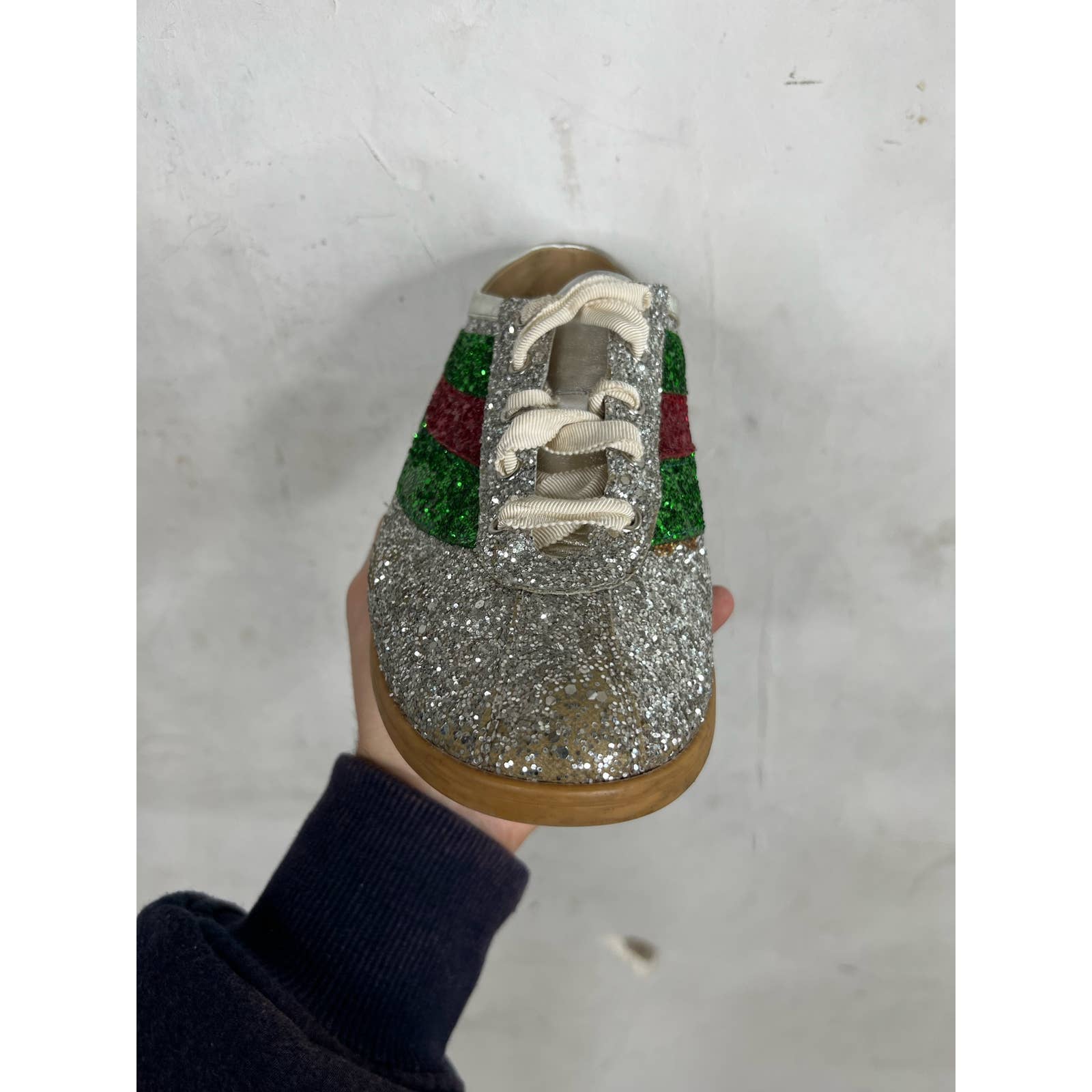 GUCCI - GUCCI グッチ チルドレンズ キッズ レザースニーカー 25 の通販 by あんちゃん's shop｜グッチならラクマ